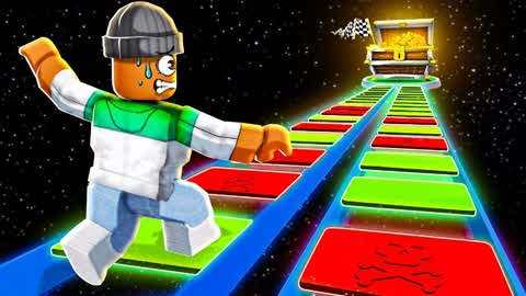 IMPOSSIBLE GLASS BRIDGE - BRICK GAME🦑