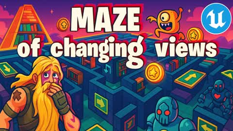 Maze of changing views