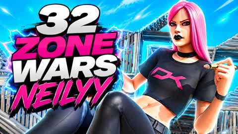 NEILYY 32 PLAYERS ZONE WARS!