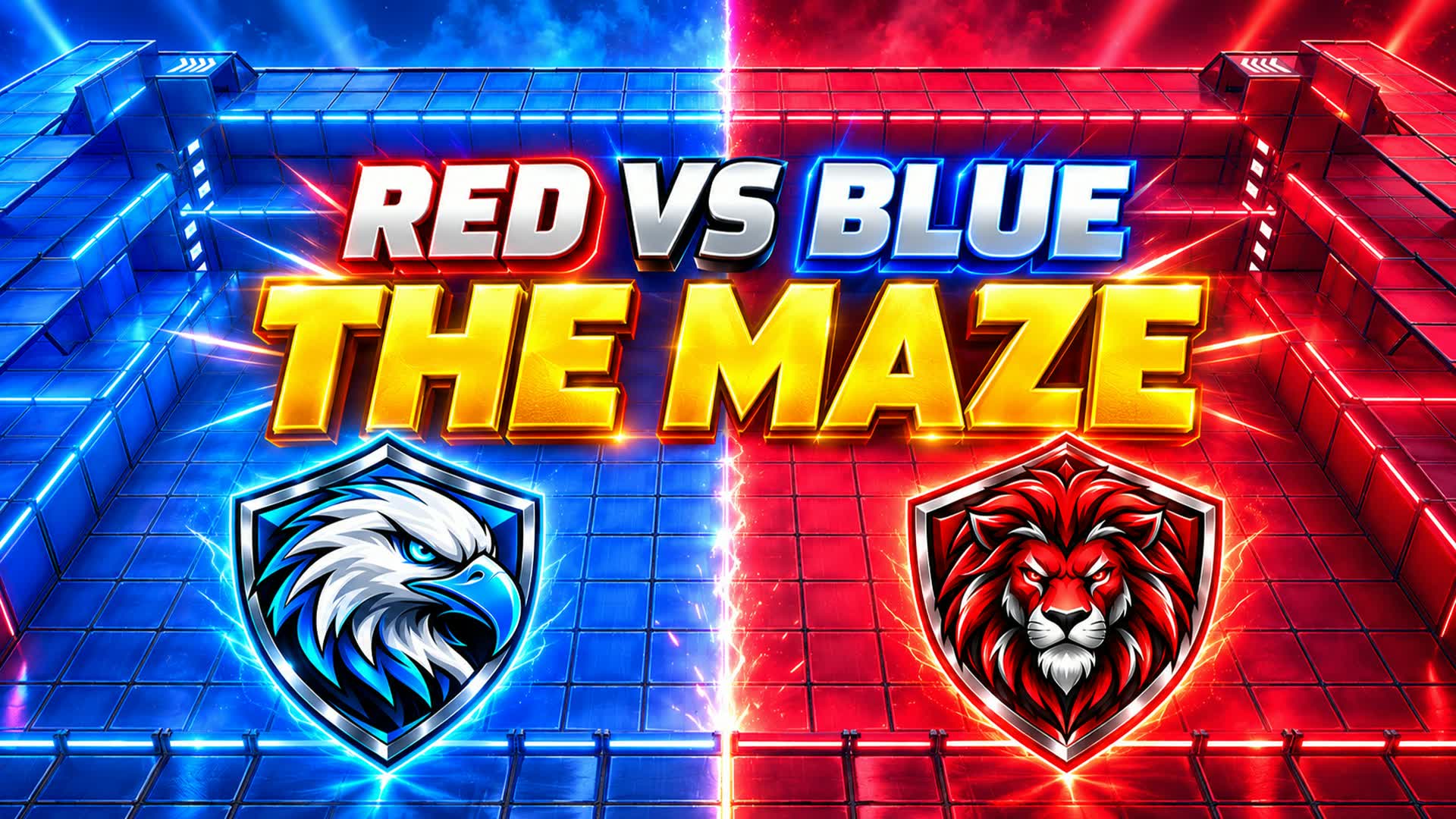 RED VS BLUE 🔴🔵 THE MAZE