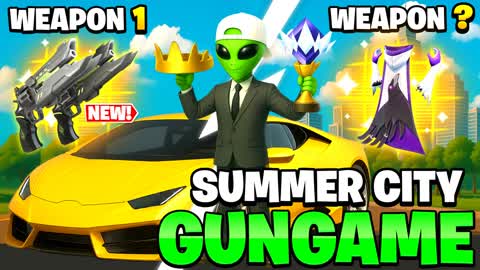 🌴SUMMER CITY GUN GAME 🎯