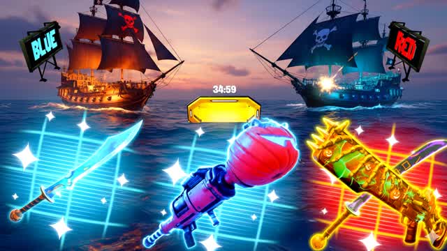 RED VS BLUE🔴🔵PIRATES🏴‍☠️