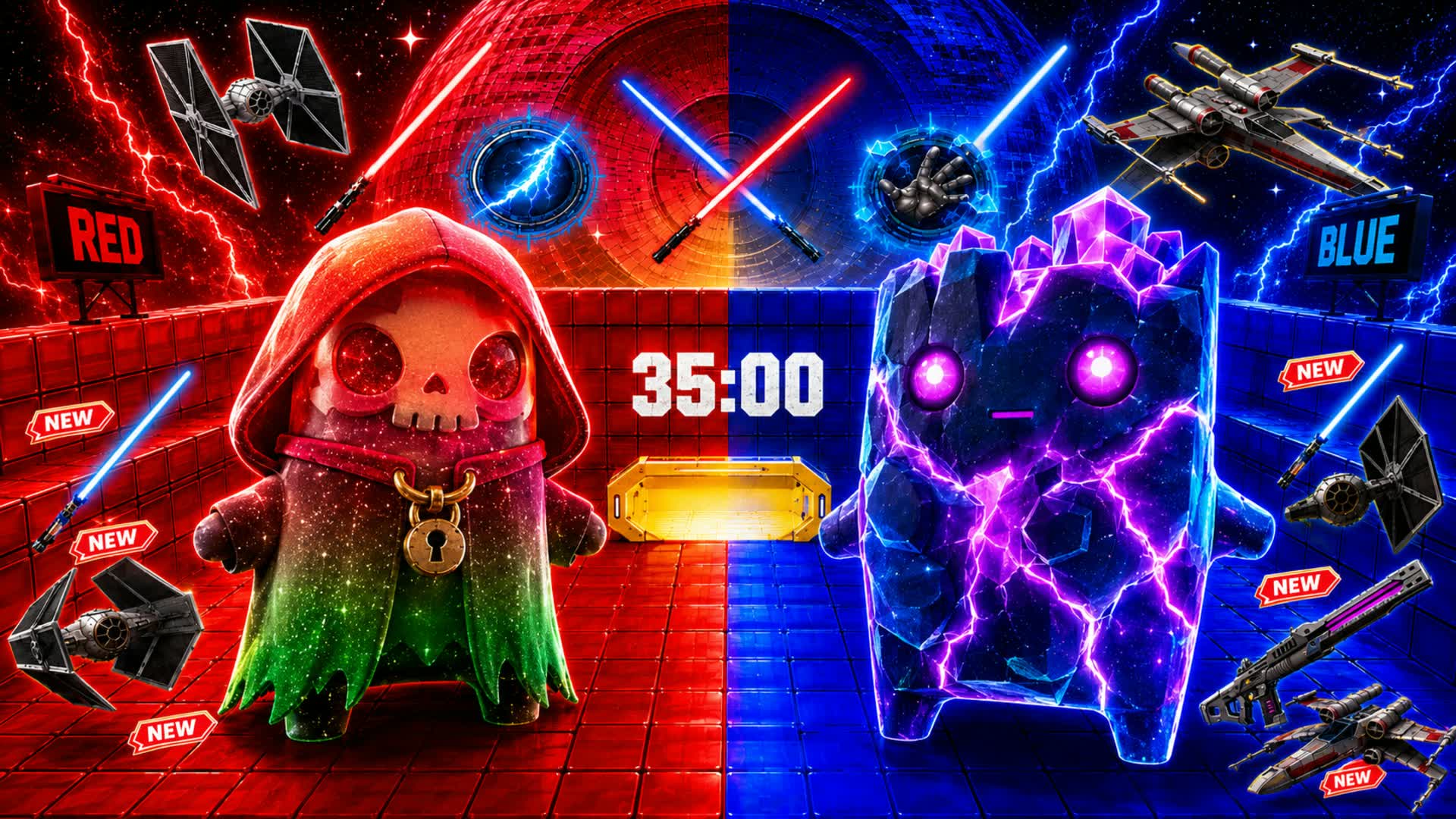 🔴🔵 RED vs BLUE Super Chaos