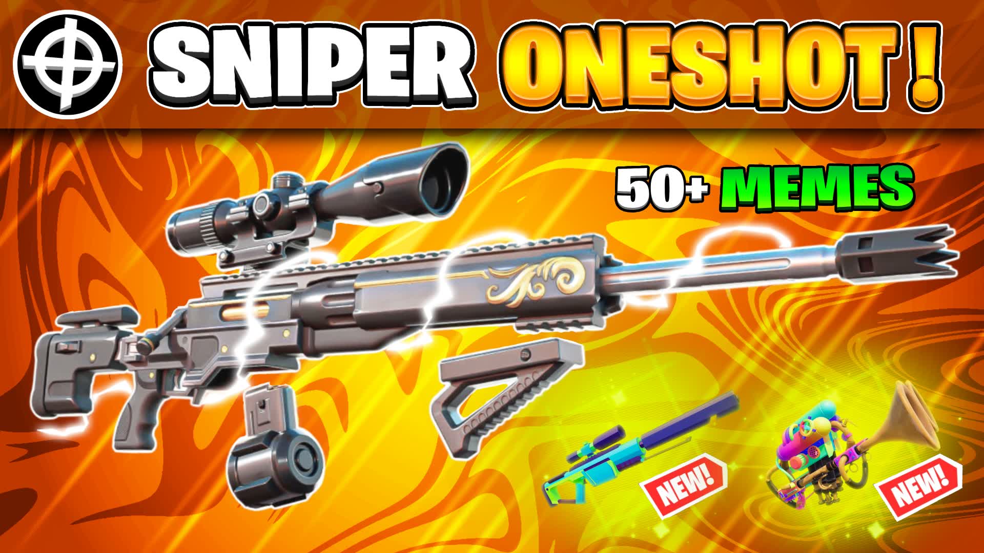 SUPER MEME🤩CUSTOM SNIPER💥ONESHOT!🎯