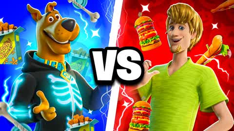 SCOOBY DOO VS SHAGGY RED VS BLUE🔵🔴