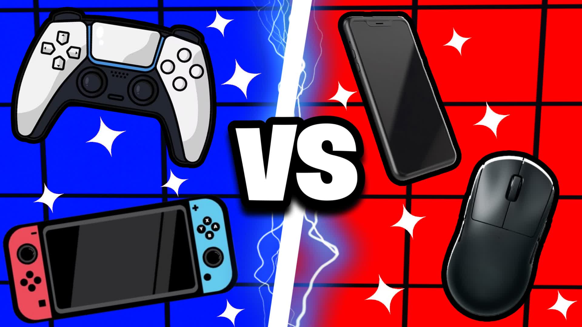 CONSOLES VS MOBILE/PC RED VS BLUE🔴🔵