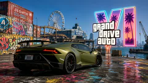 GTA VI🌴GRAND DRIVE AUTO🌴MEGA RACE