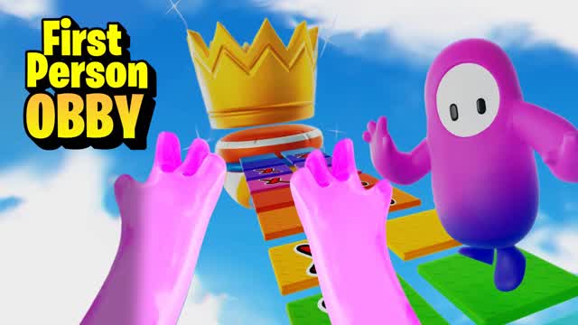 Capture 1 – 🌈 Obby Parkour Fall Guys First Person