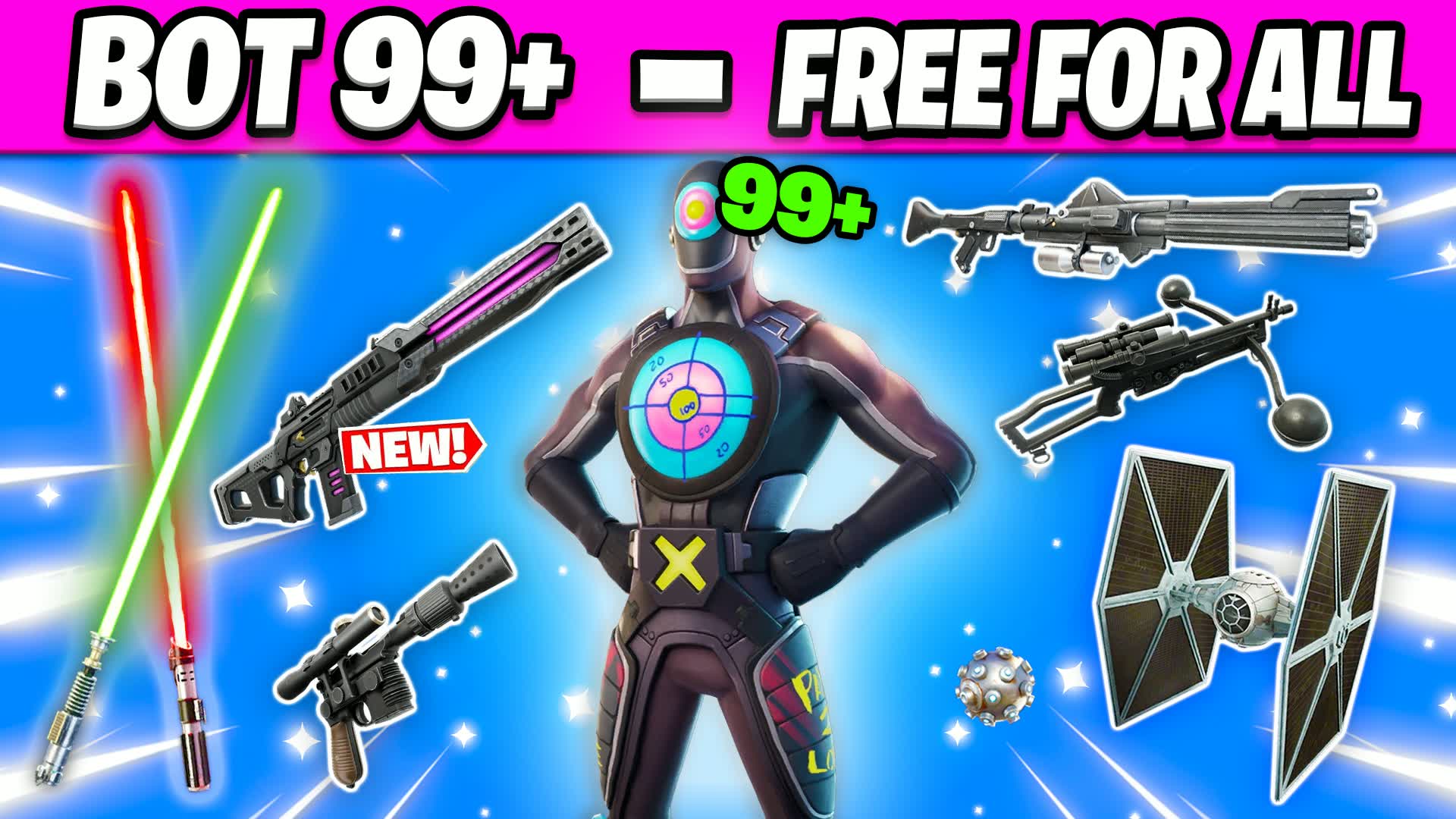 A 1V1 STAR WARS 99 BOTS FFA HOMEBAR