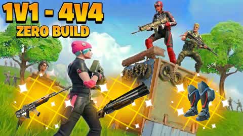 RUSH 1V1 - 4V4 ZERO BUILD 🎯