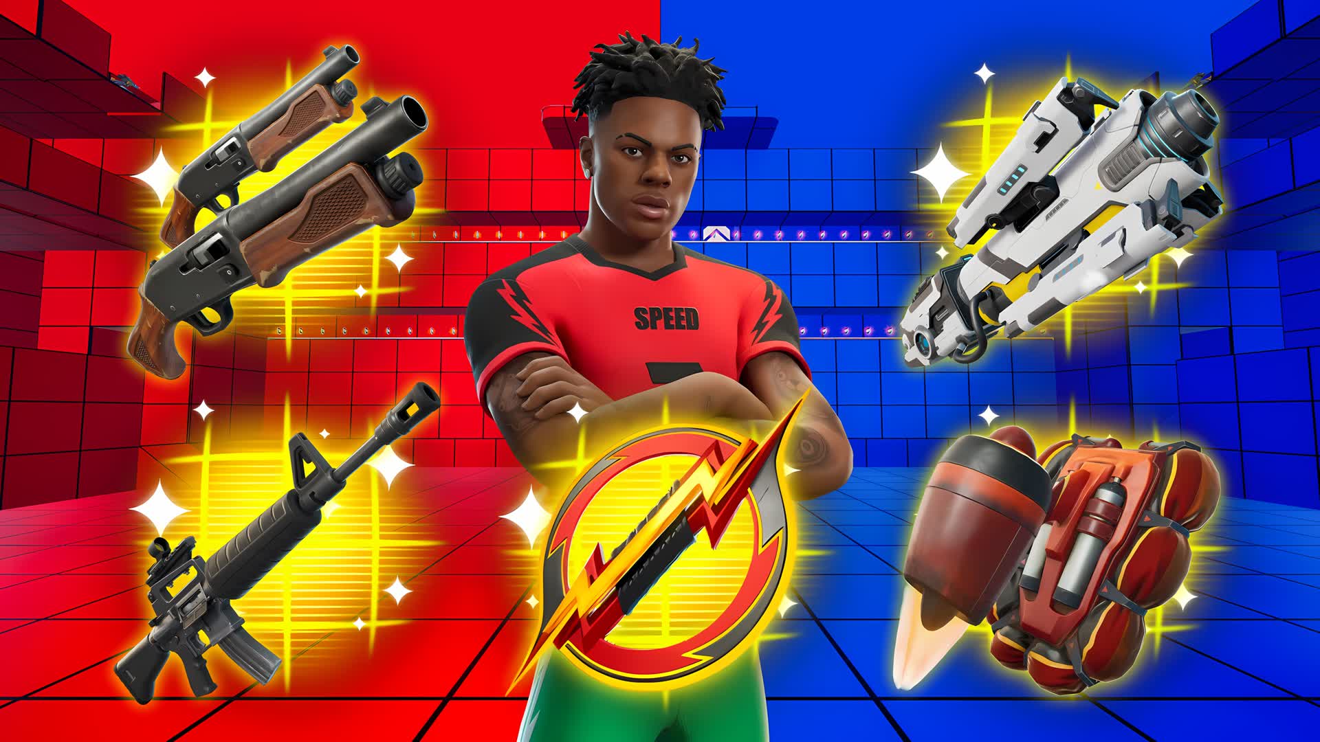 RED VS BLUE 🔴🔵 ISHOWSPEEED🏃