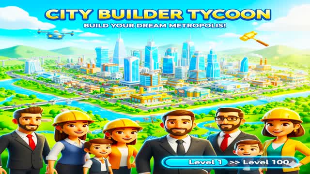 NEW🏗️ CITY BUILDER TYCOON 🧟‍♂️SOLO