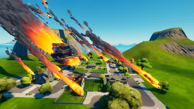 Pleasant Park Meteorstrike / / Zone Wars