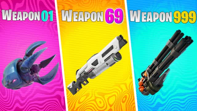 😎ALL WEAPONS - GUN GAME 🔫ONE SHOT