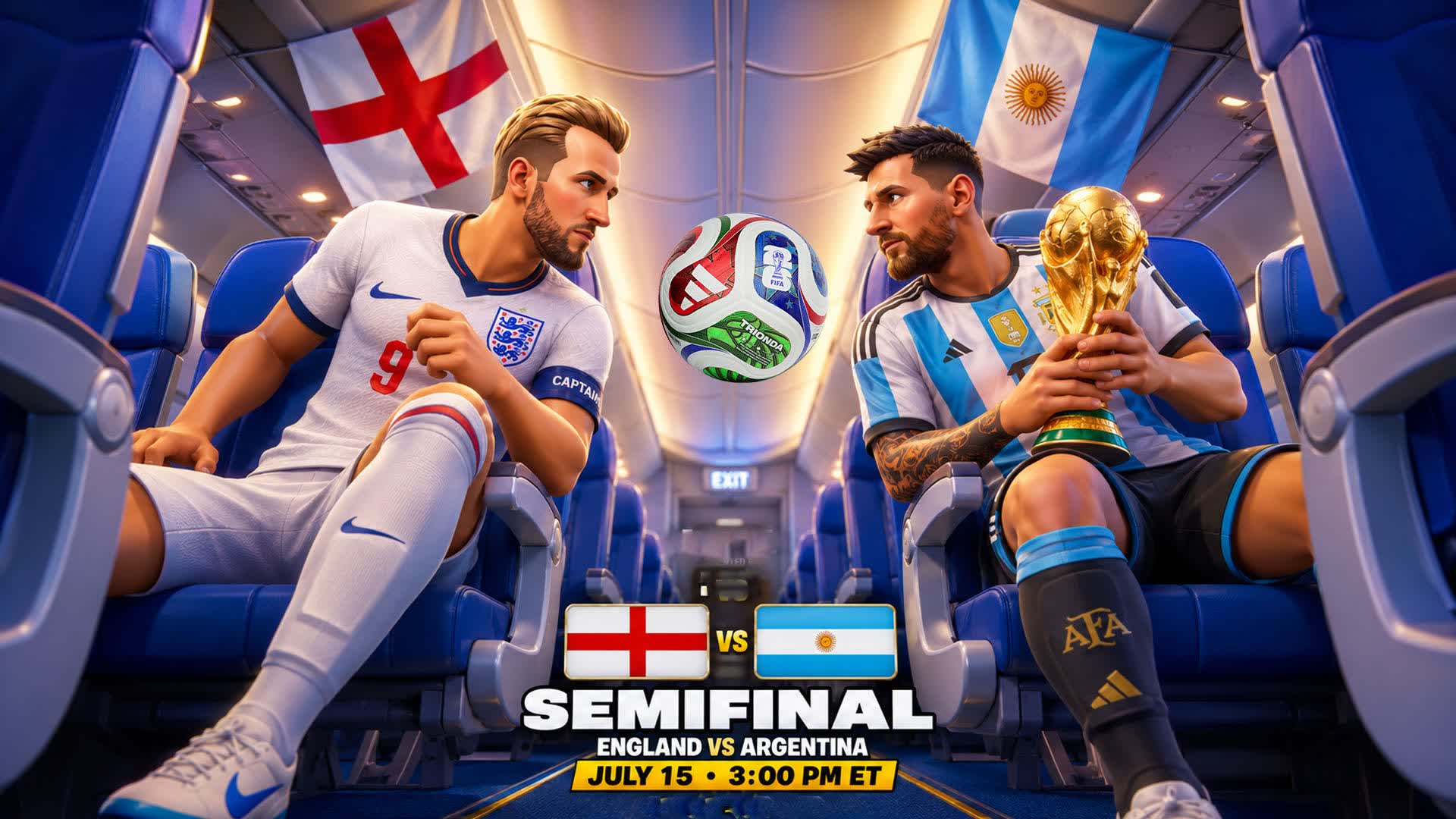 ENGLAND vs ARGENTINA SEMIFINAL WORLD CUP