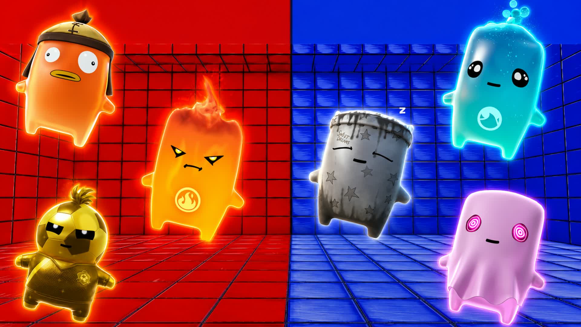 BLUE VS RED FULL LEVEL HARD