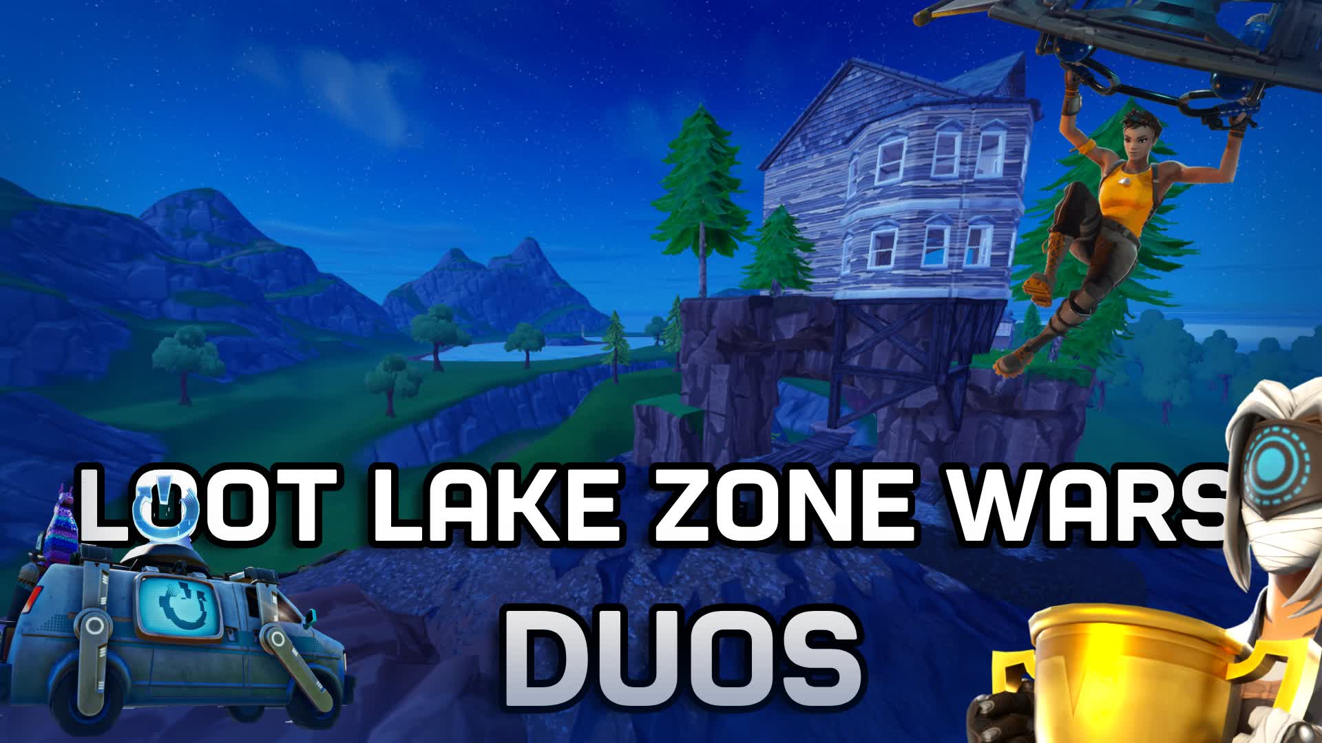 LOOT LAKE ZONE WARS DUOS🤞