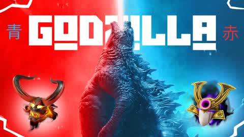 GODZILLA RED VS BLUE 🔴🔵