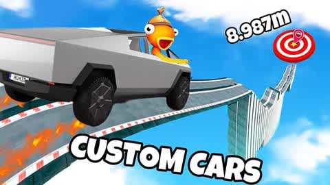 CUSTOM CARS TARGET MEGA RAMP 🚗