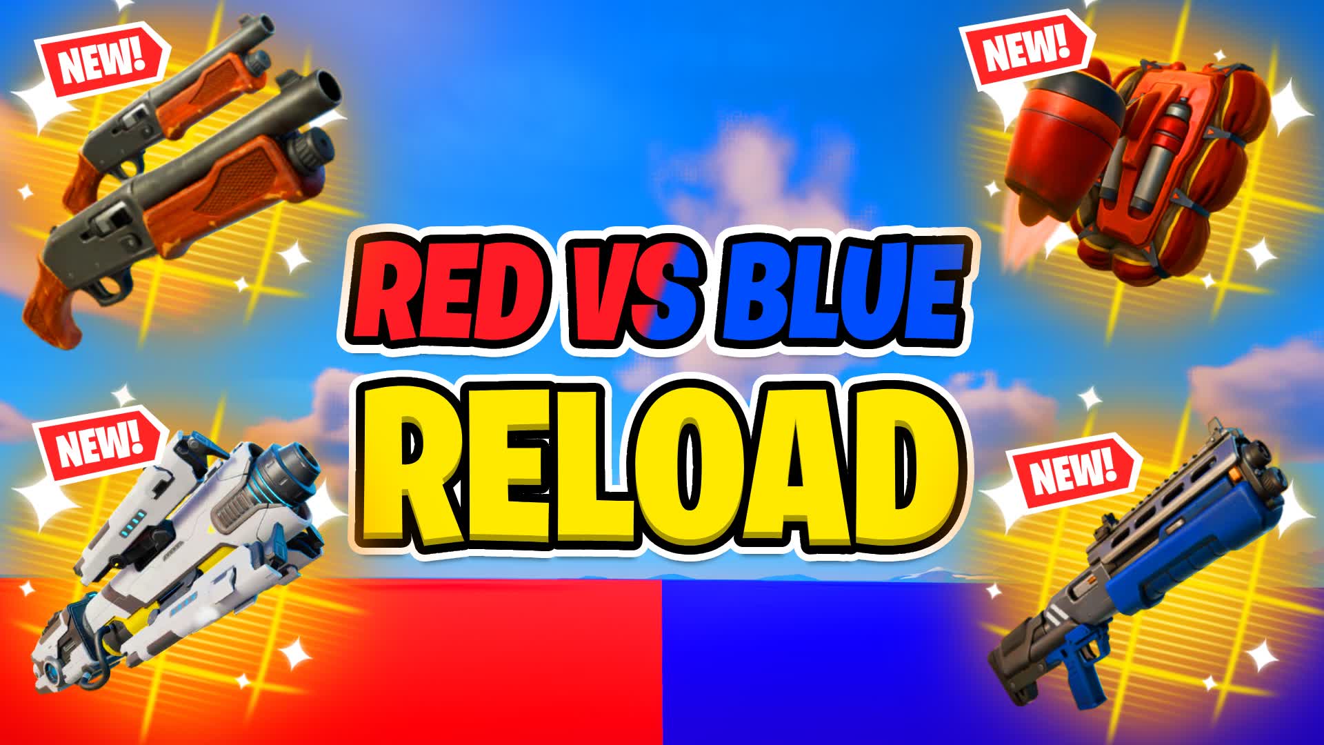 RELOAD RED VS BLUE 1V1V1 REALISTICS KPOP