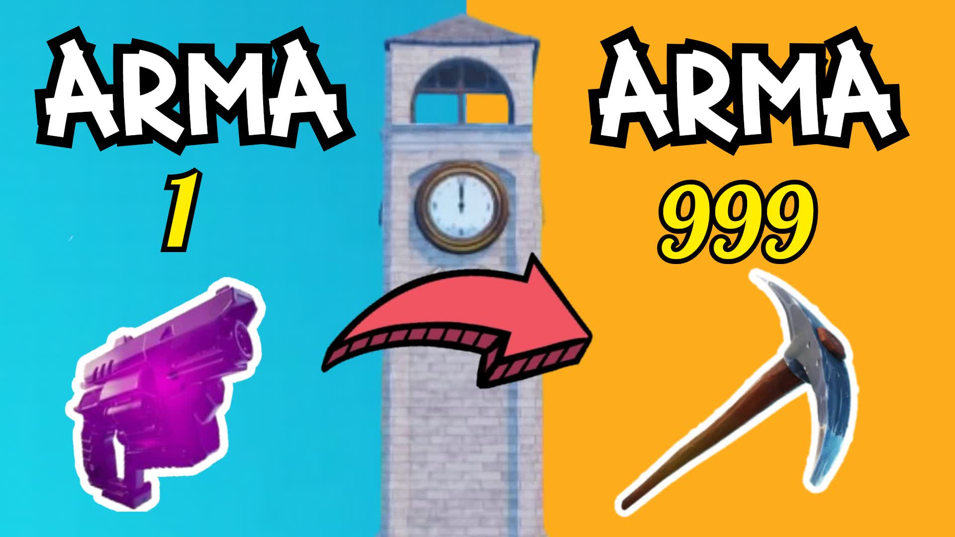 😎GUN GAME 🔫 CON CONSTRUCCIÓN🧱