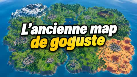The old Goguste map