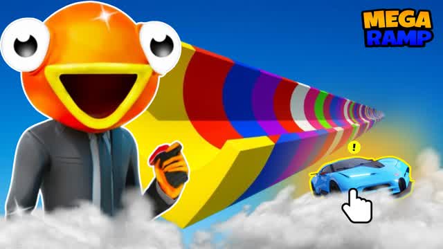 MEGA RAMP SUPERCAR 🚘