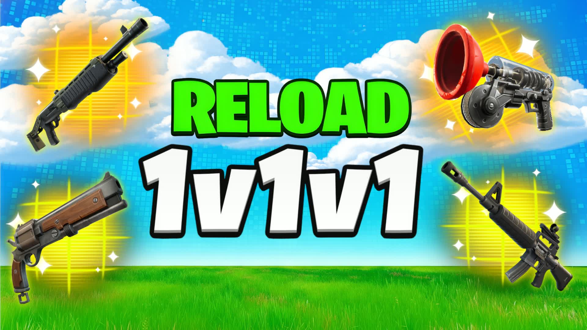 1v1v1 Crazy Reload 1v1 Free For All Zone 3680-1607-2690 by kaihan1v1 ...