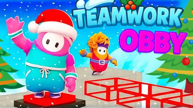 ⭐FALL GUYS⭐ 🏆TEAMWORK OBBY🏆 ✨FLTB✨