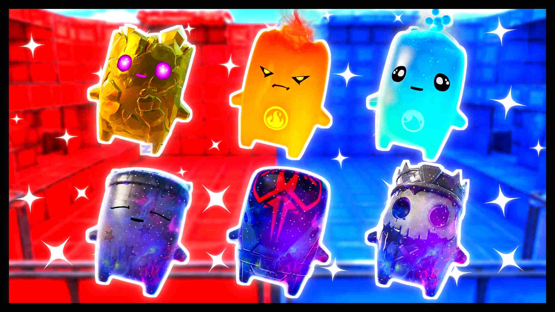 BLUE VS RED CORE RUSH 🔵🔴