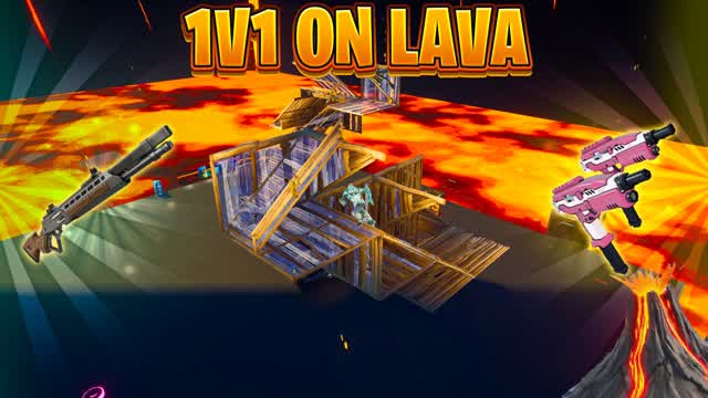 1V1 On Lava | Build Fight | DFR