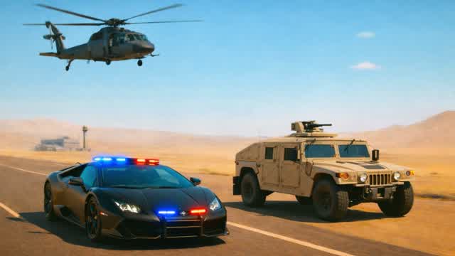 🏜️ Military Desert Drive FFA ☀️