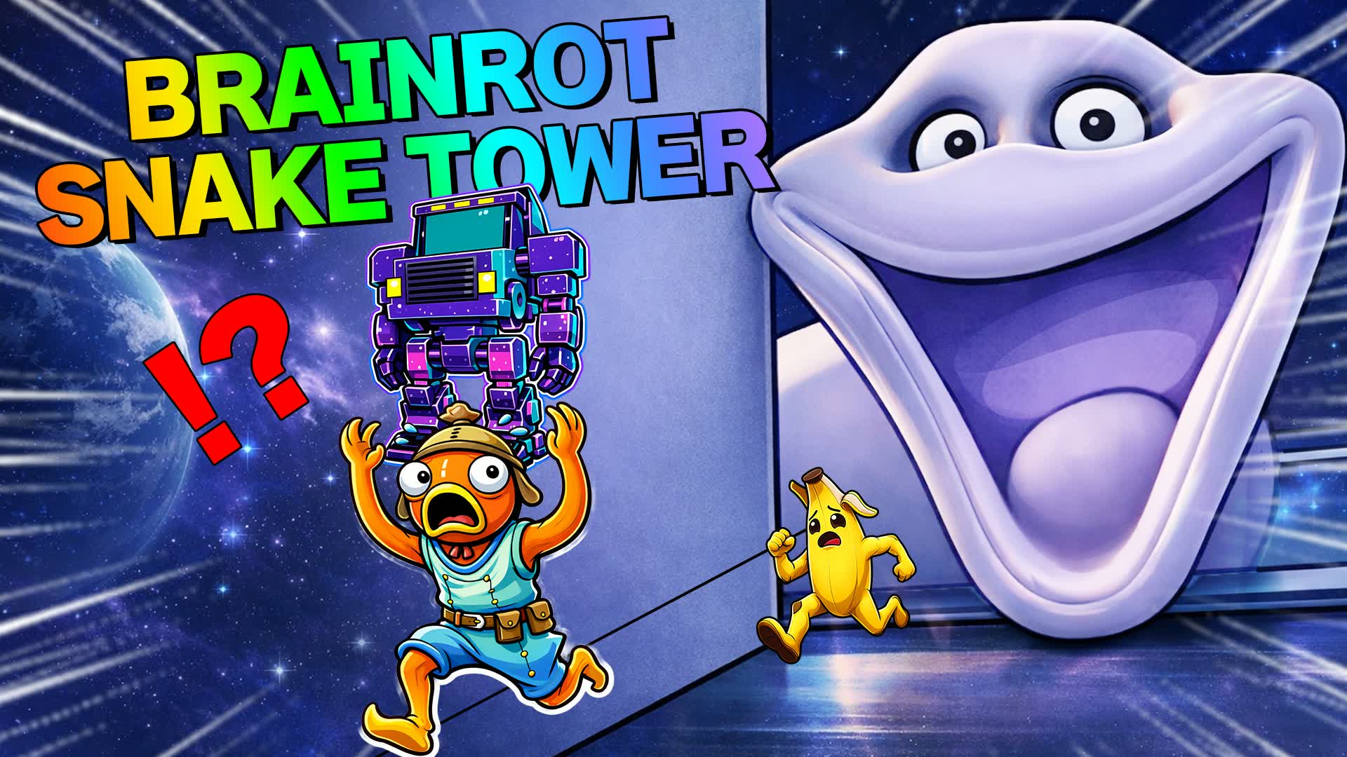 SCARY WORM TOWER FOR BRAINROTS [BETA] - fortnite