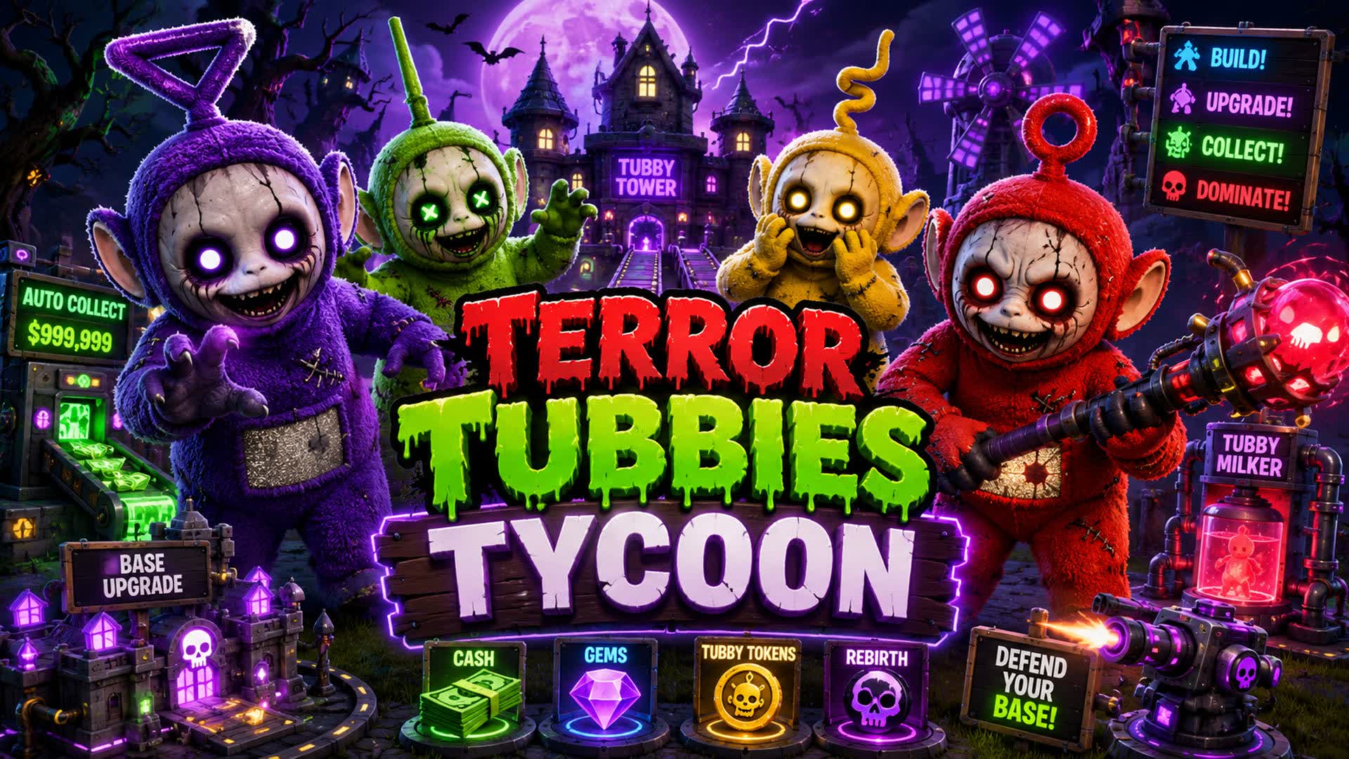 TERROR TUBBIES TYCOON HORRROR & MYSTERY