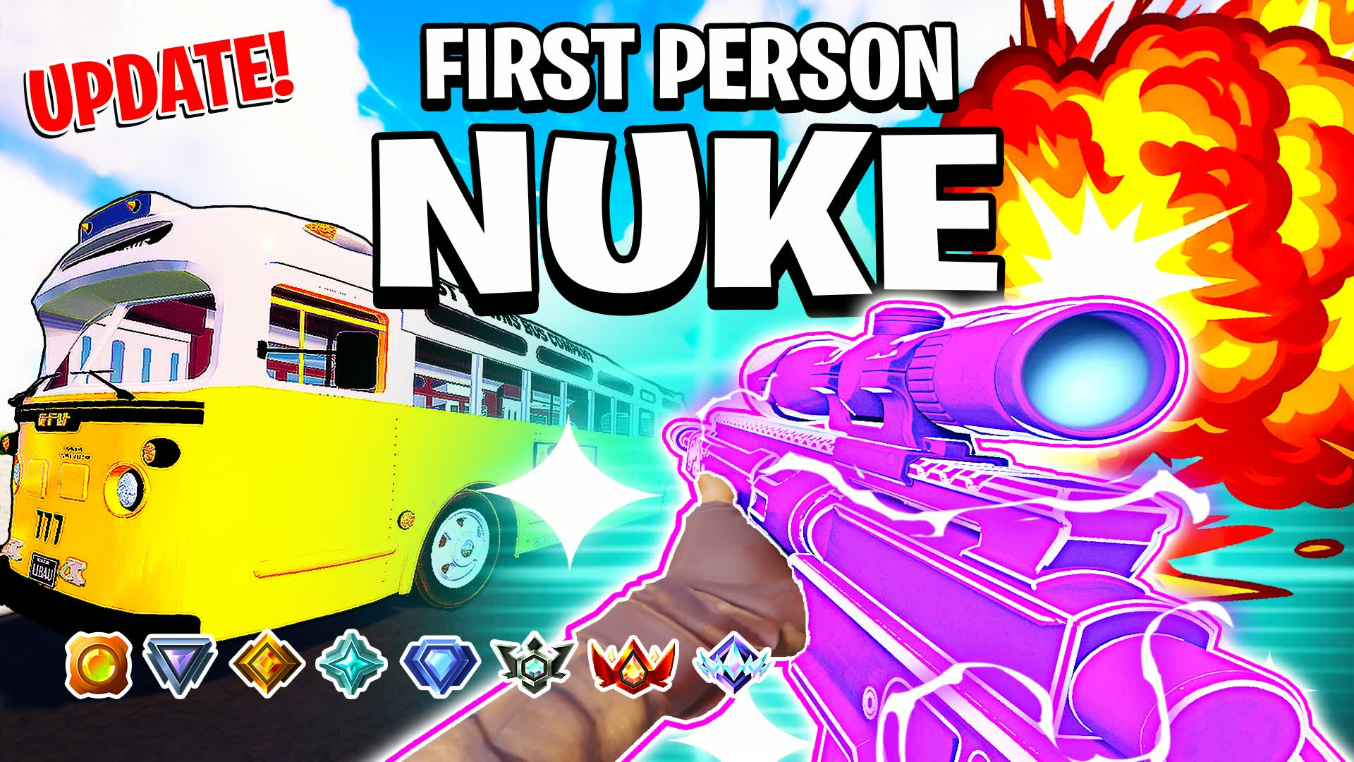 ⭐️ FIRST PERSON GUN GAME - NUKE 🔫