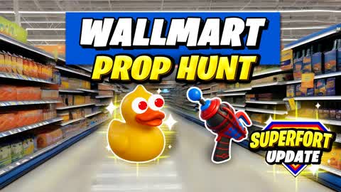 WALLMART SUPER FORT PROP HUNT 🛒