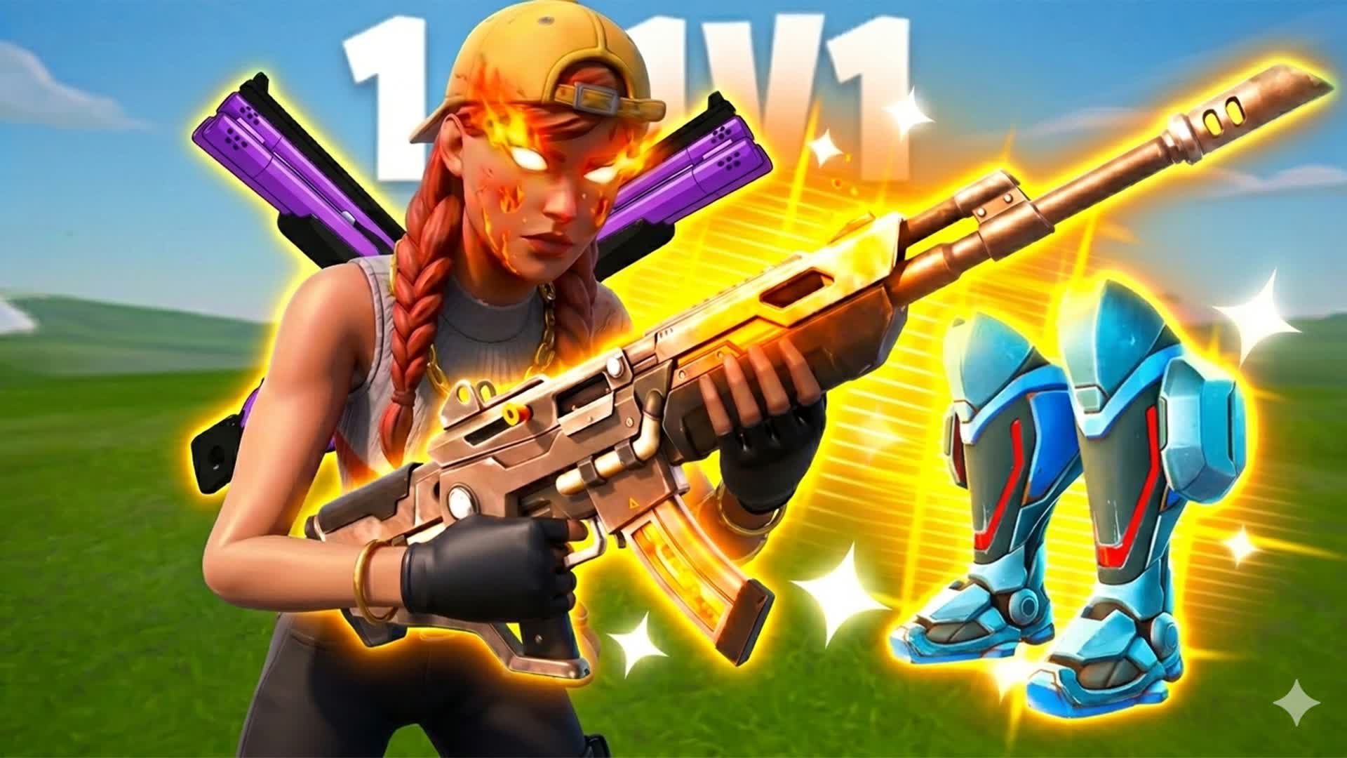 1V1V1 AURA 👑 WHIT EVERY GUN