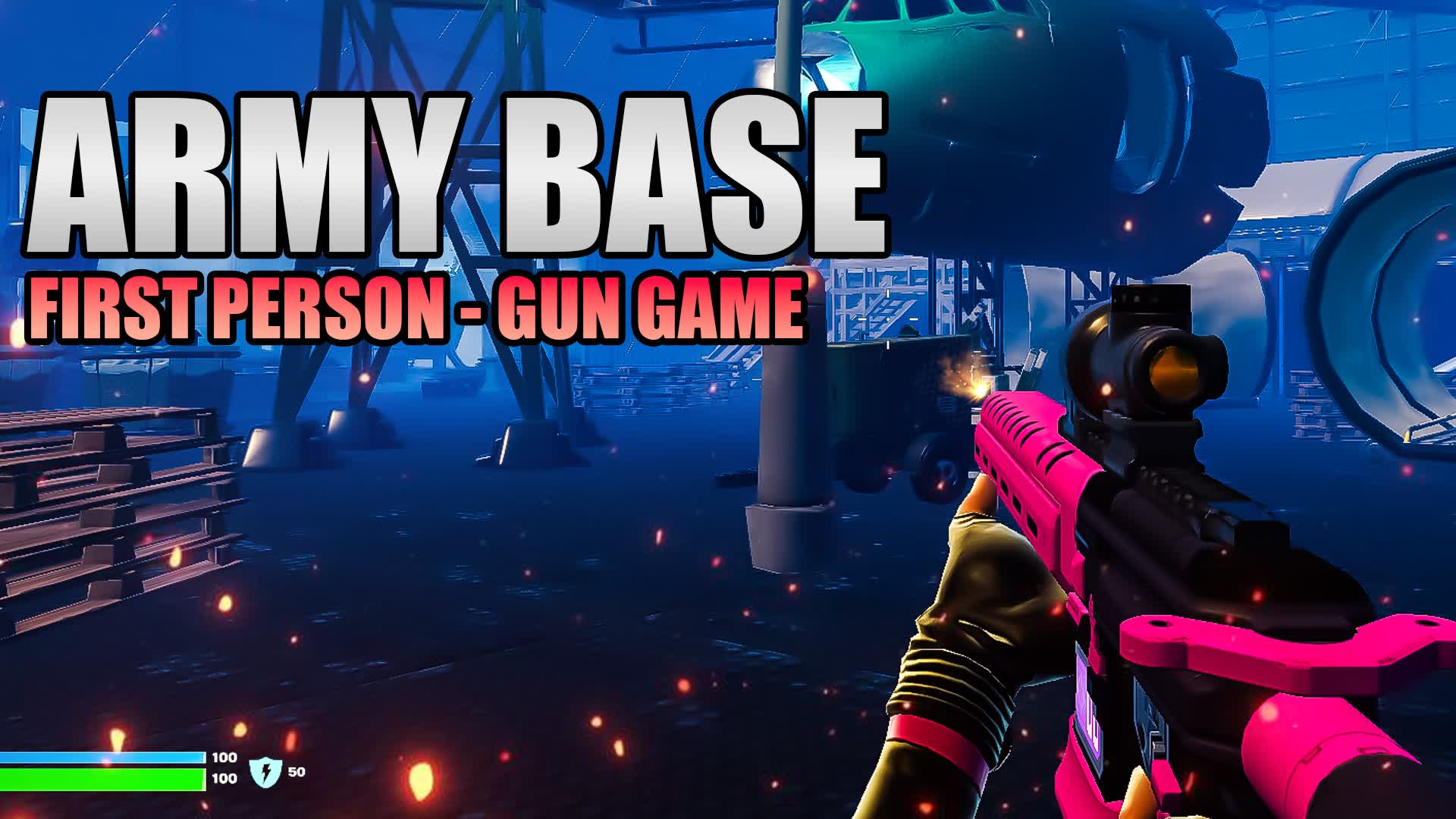 Army Base | GUN GAME | First Person
