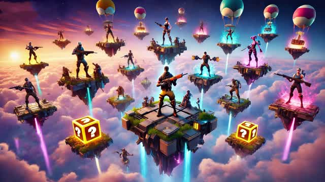 🎁Lucky Block Sky Wars🎁