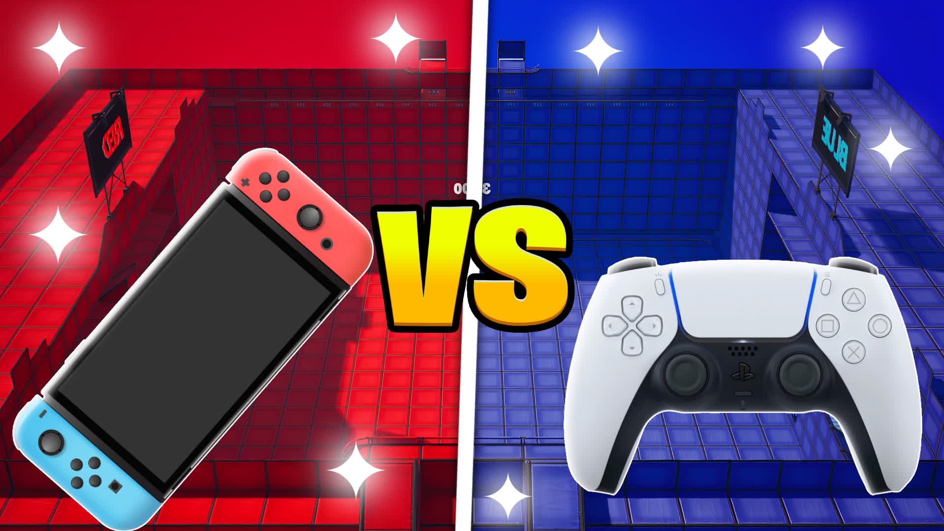 BORING RED VS BLUE 🔴🔵1V1V1