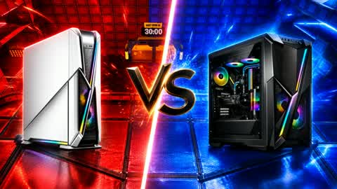 Insane Red VS Blue 🔴🔵 Console VS PC