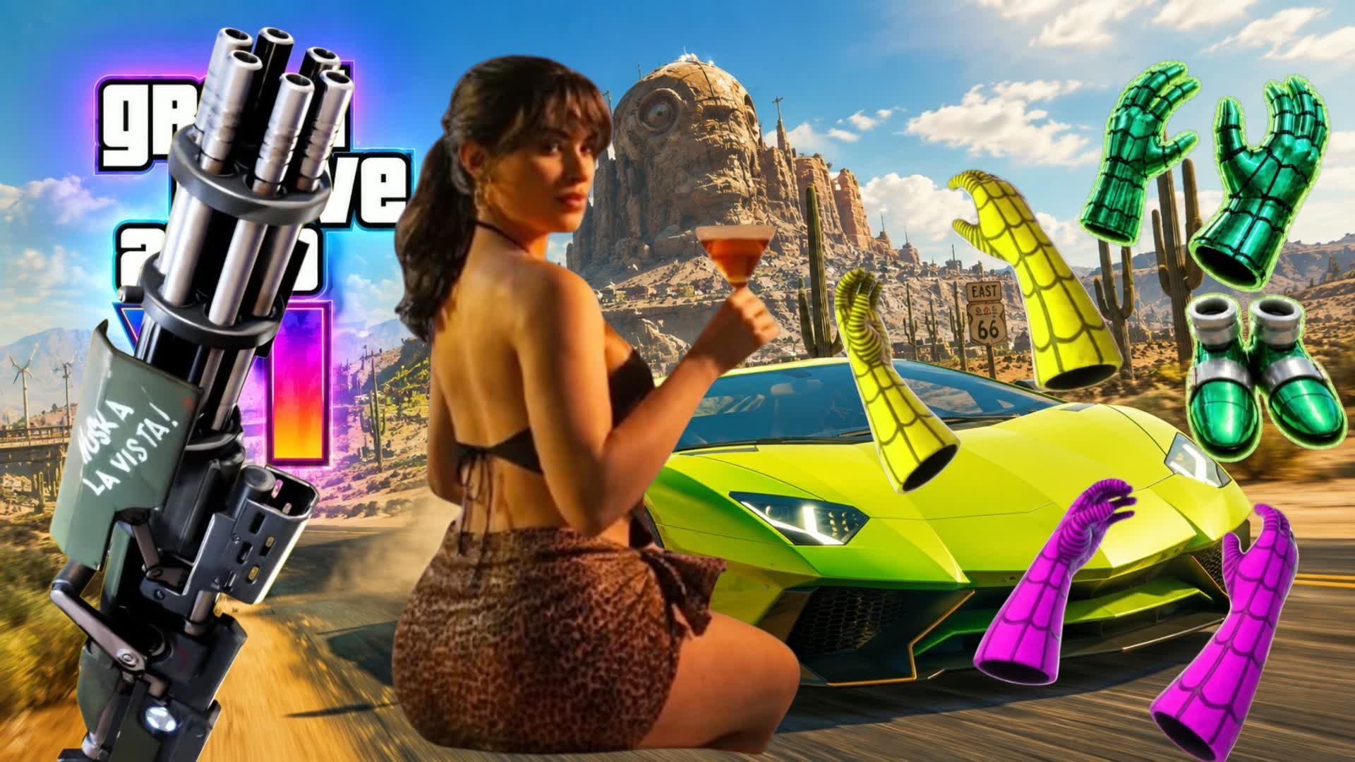 GRAND LUCIA DRIVING — Fortnite island 0204-6191-0834 by Vroo22