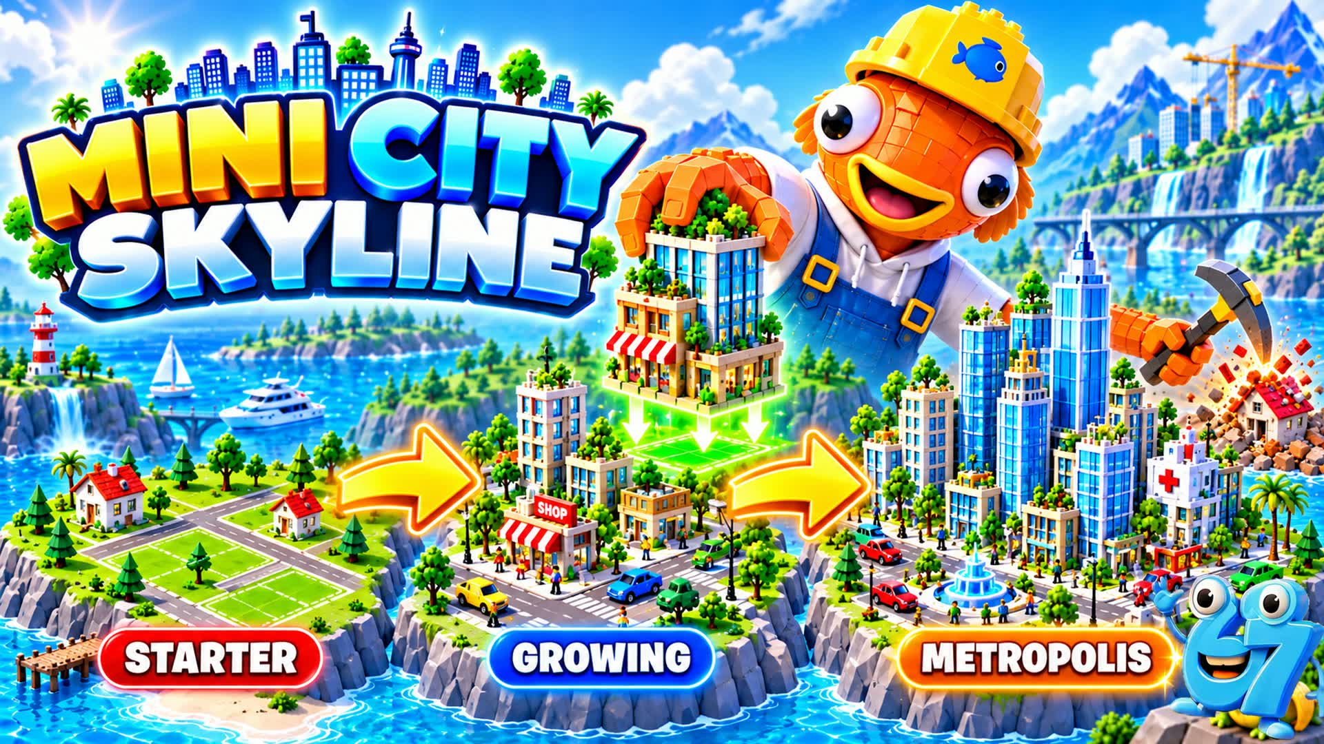 MINI CITY SKYLINE 🏙️ BUILD YOUR CITY