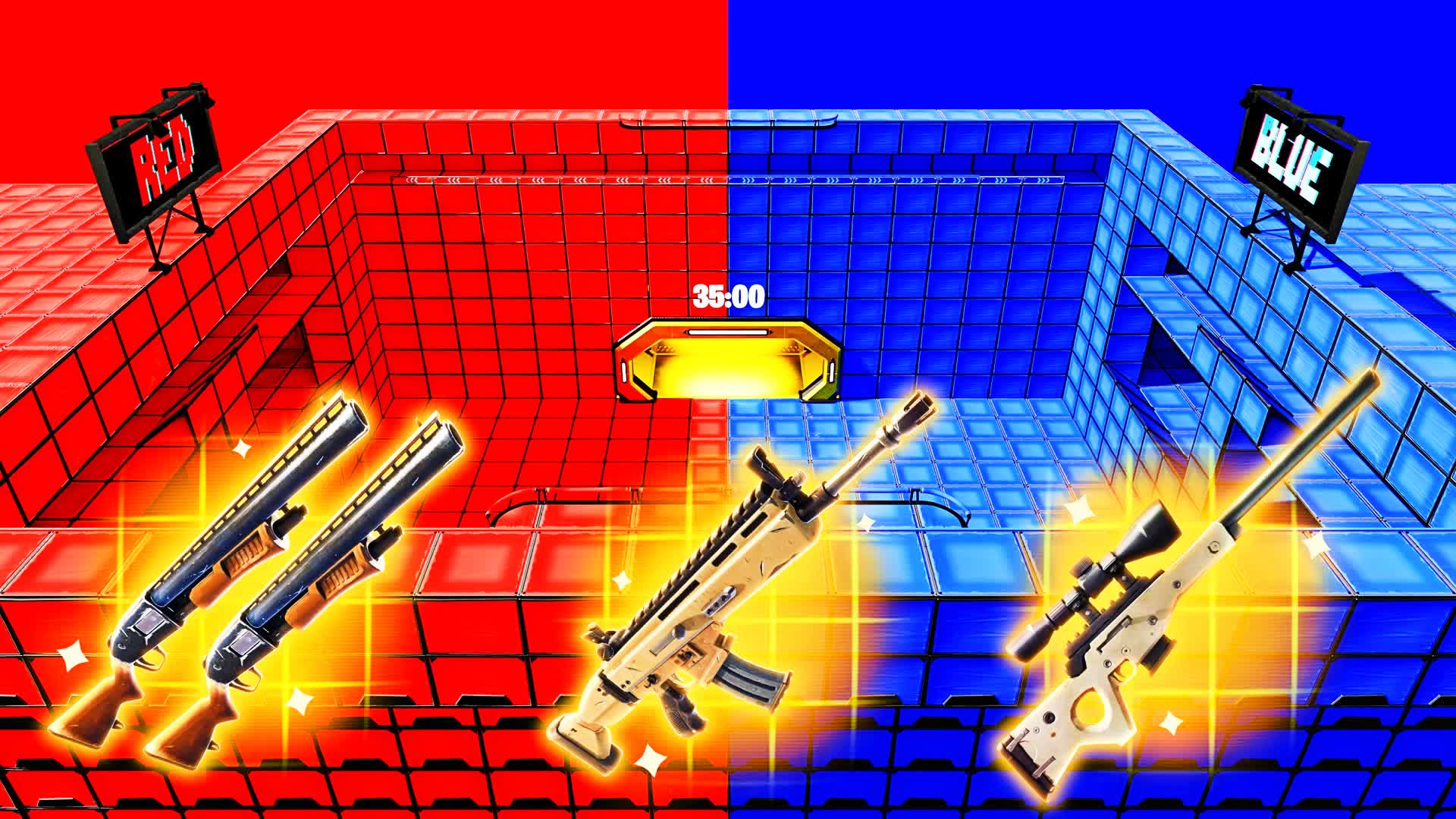 CRAZY RED VS BLUE 🔴🔵