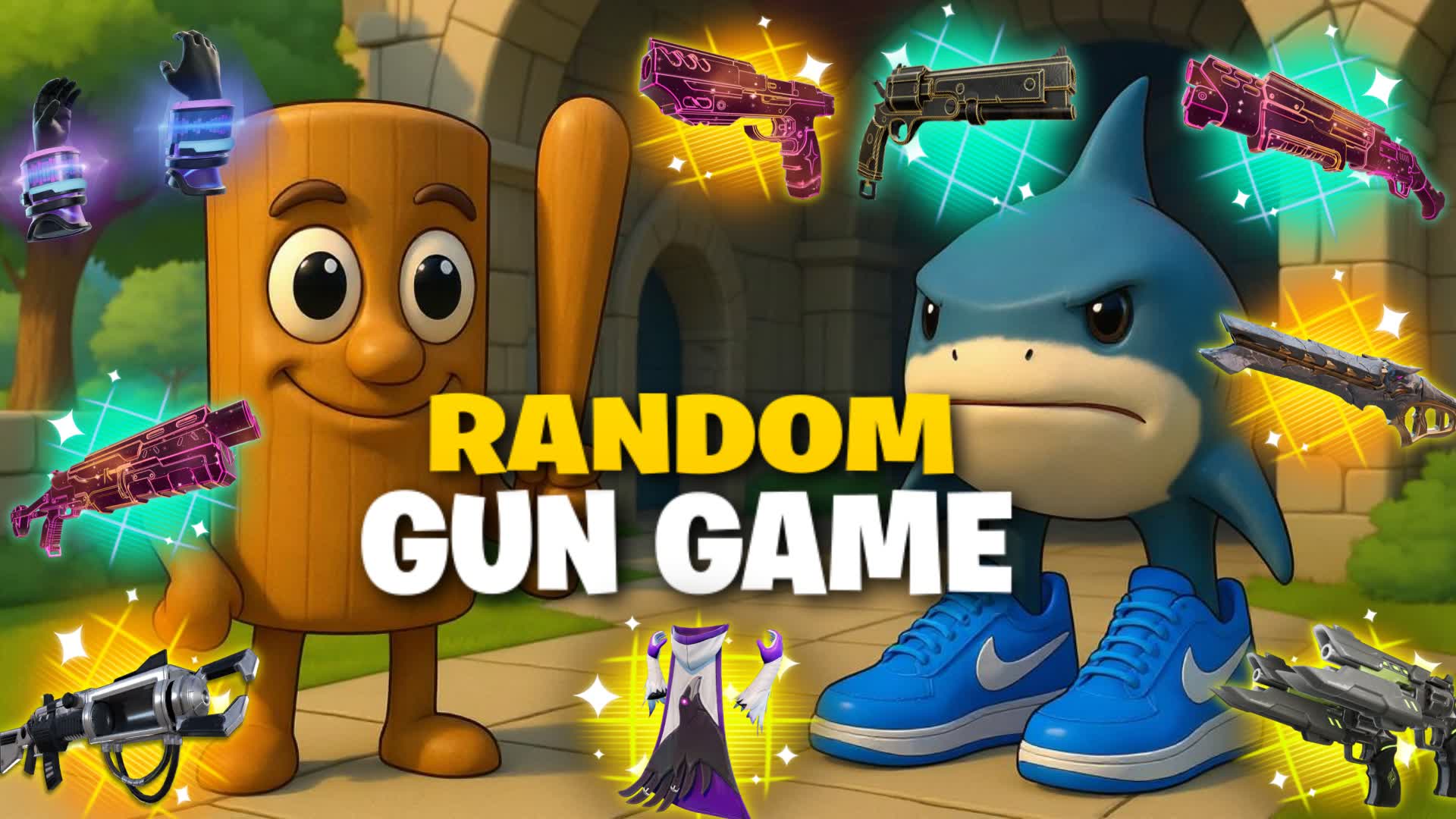 RANDOM GUN GAME 🗡️ Medieval Dungeon 9129-6303-0548 by ironydev ...