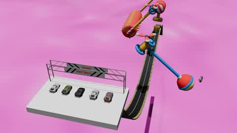 MEGA CAR OBSTACLE RAMP SLIME