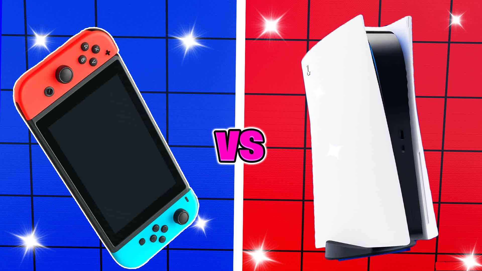 MEGA SWITCH VS CONSOLE RED VS BLUE🔴🔵