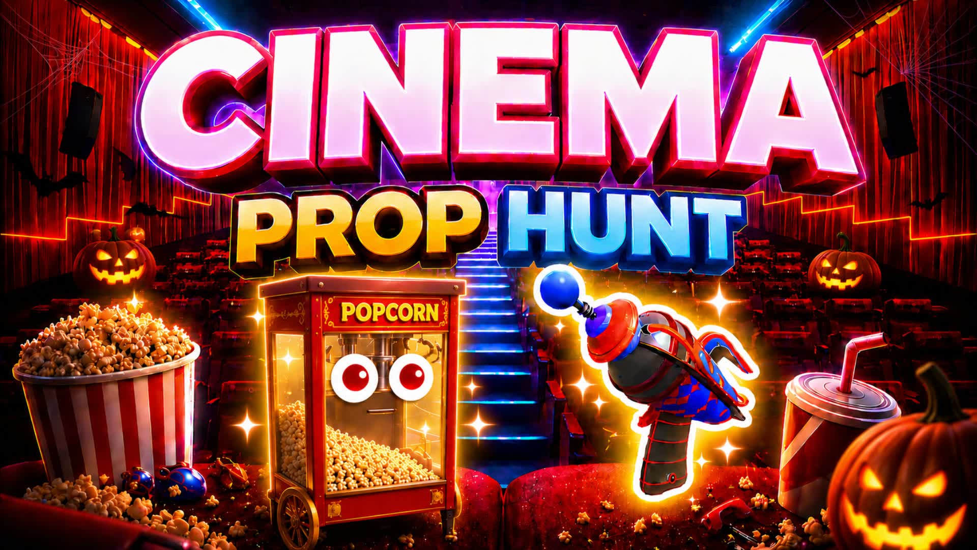 HALLOWEEN 🎃 CINEMA - PROP HUNT 🎬🍿