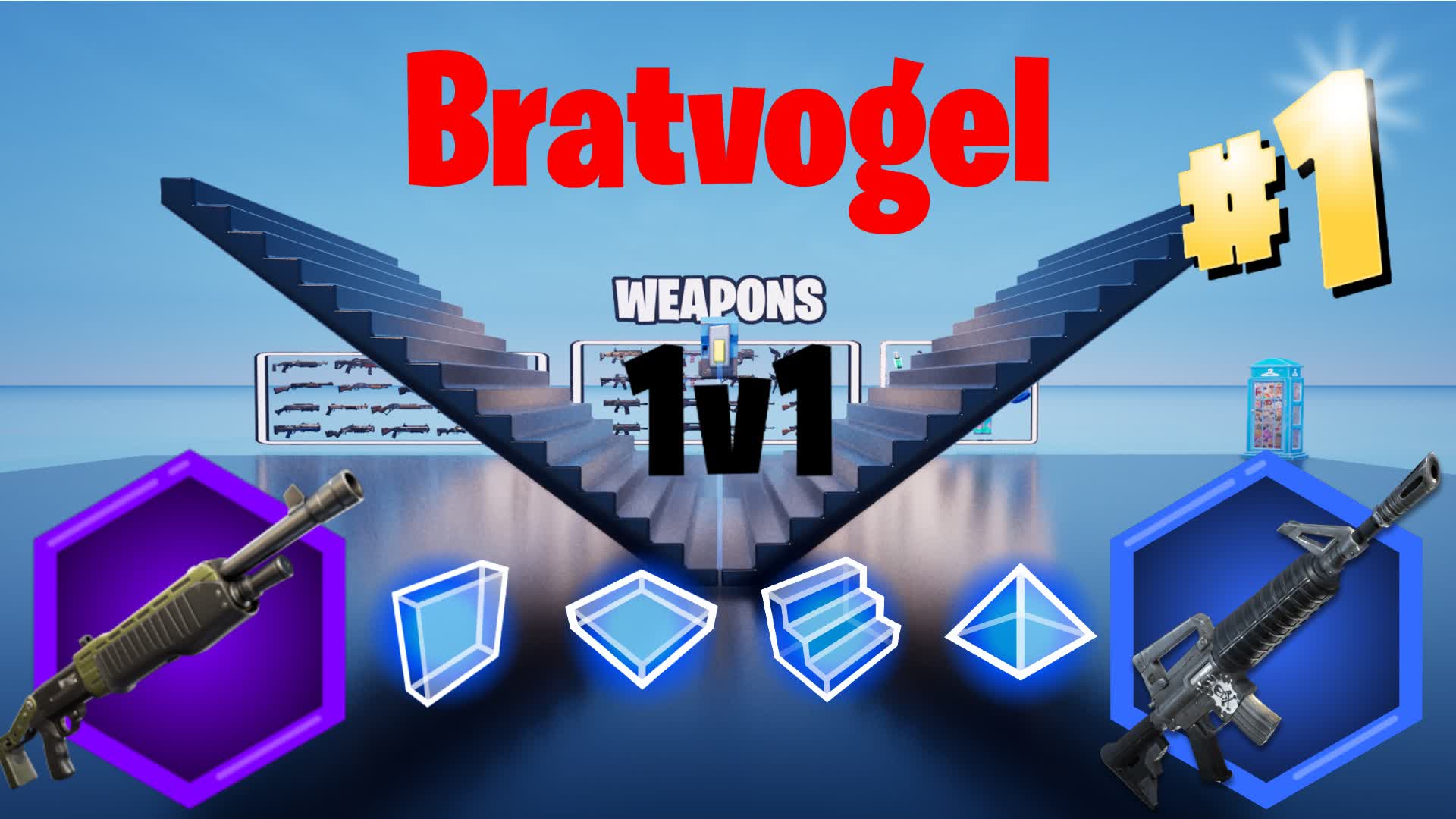 1対1建築ファイト (Bratvogel)