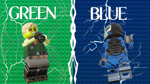 💚 BLUE VS GREEN 💙